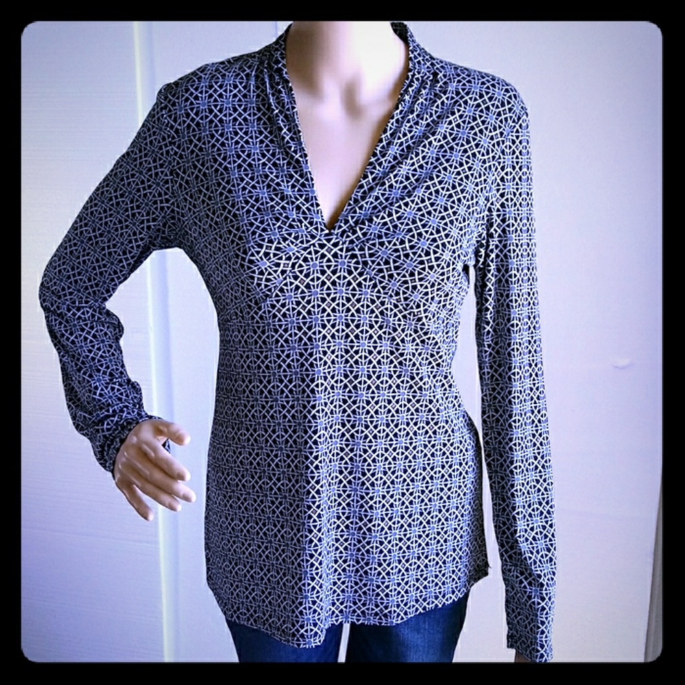 INC International Concepts Gray Top Size Medium - Picture 6 of 8